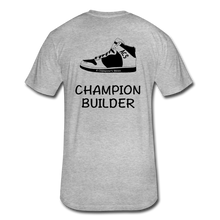 Load image into Gallery viewer, Fitted Cotton/Poly T-Shirt by Next Level - heather gray