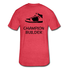 Load image into Gallery viewer, Fitted Cotton/Poly T-Shirt by Next Level - heather red