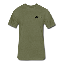 Load image into Gallery viewer, Fitted Cotton/Poly T-Shirt by Next Level - heather military green
