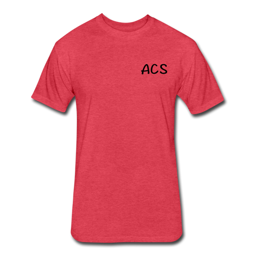 ACS Little Strikes Tee - heather red