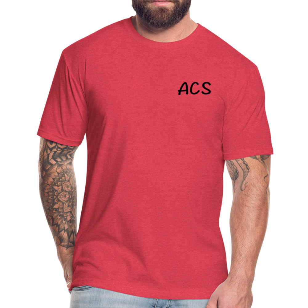 ACS Little Strikes Tee - heather red